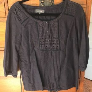 Beautiful Marks & Spencer’s linen blend navy top